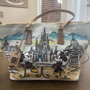 Disney Dooney and Bourke Mickey and Minnie with castle